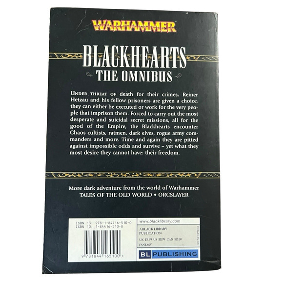 Warhammer Blackhearts : The Omnibus by Nathan Long 2008 Black Library - Picture 2 of 10